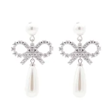 Серьги Bow Droplet