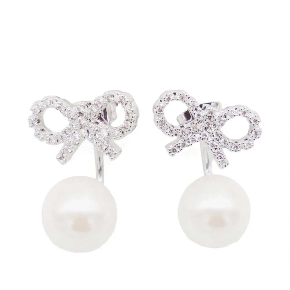 Серьги-подвески Crystal Bow