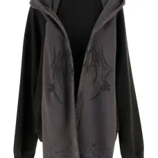 Худи с эффектом потертости