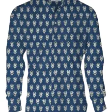 рубашка с цветочным принтом