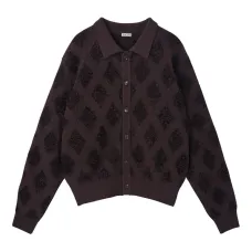 Кардиган с узором аргайл Кардиган с узором аргайл