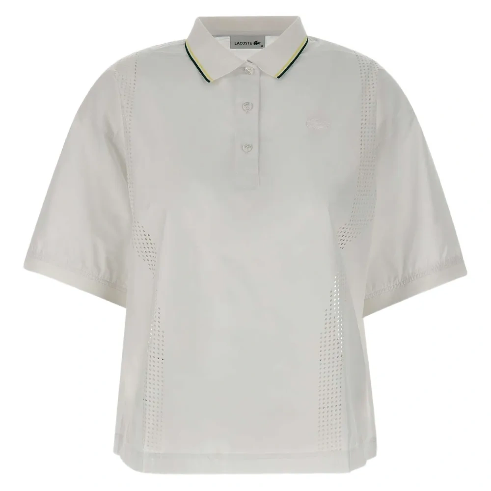 Рубашка поло с короткими рукавами и перфорацией