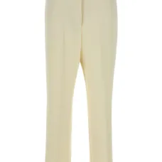 зауженные брюки с завышенной талией