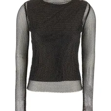 Сетчатый топ Gerarda с длинными рукавами Сетчатый топ Gerarda с длинными рукавами