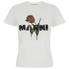 футболка с цветочным принтом