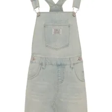 джинсовый ромпер с логотипом