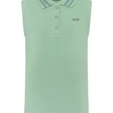 рубашка поло без рукавов