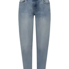 джинсы с нашивкой-логотипом