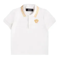 Рубашка поло с вышивкой Greca Рубашка поло с вышивкой Greca