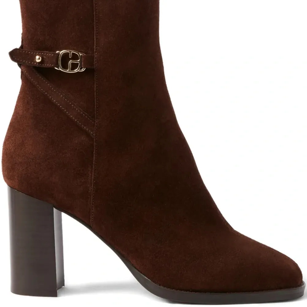 Ботильоны на квадратном каблуке