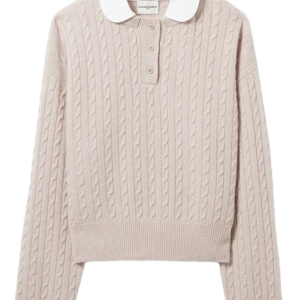 Рубашка поло фактурной вязки