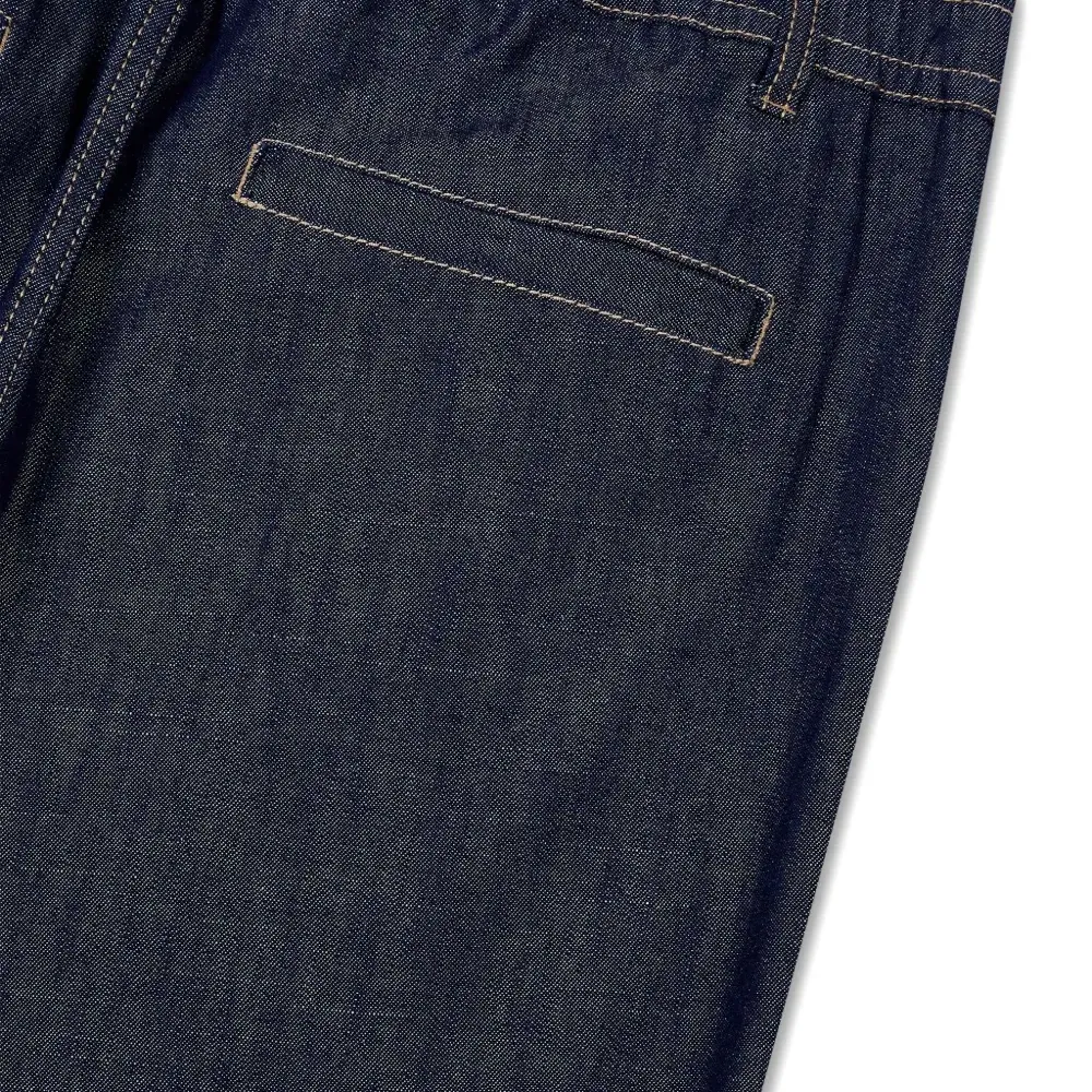 Брюки из денима с кулиской