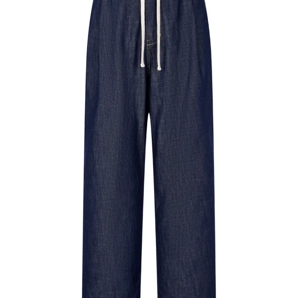 Брюки из денима с кулиской