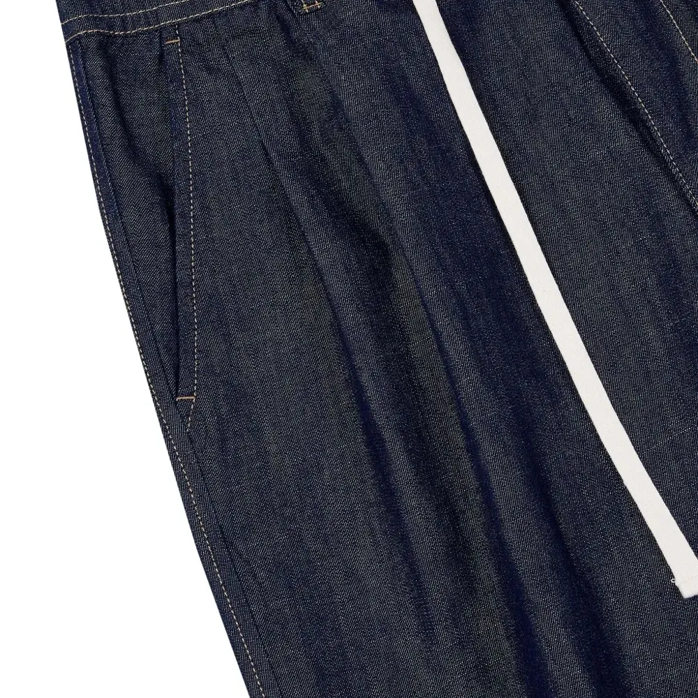 Брюки из денима с кулиской