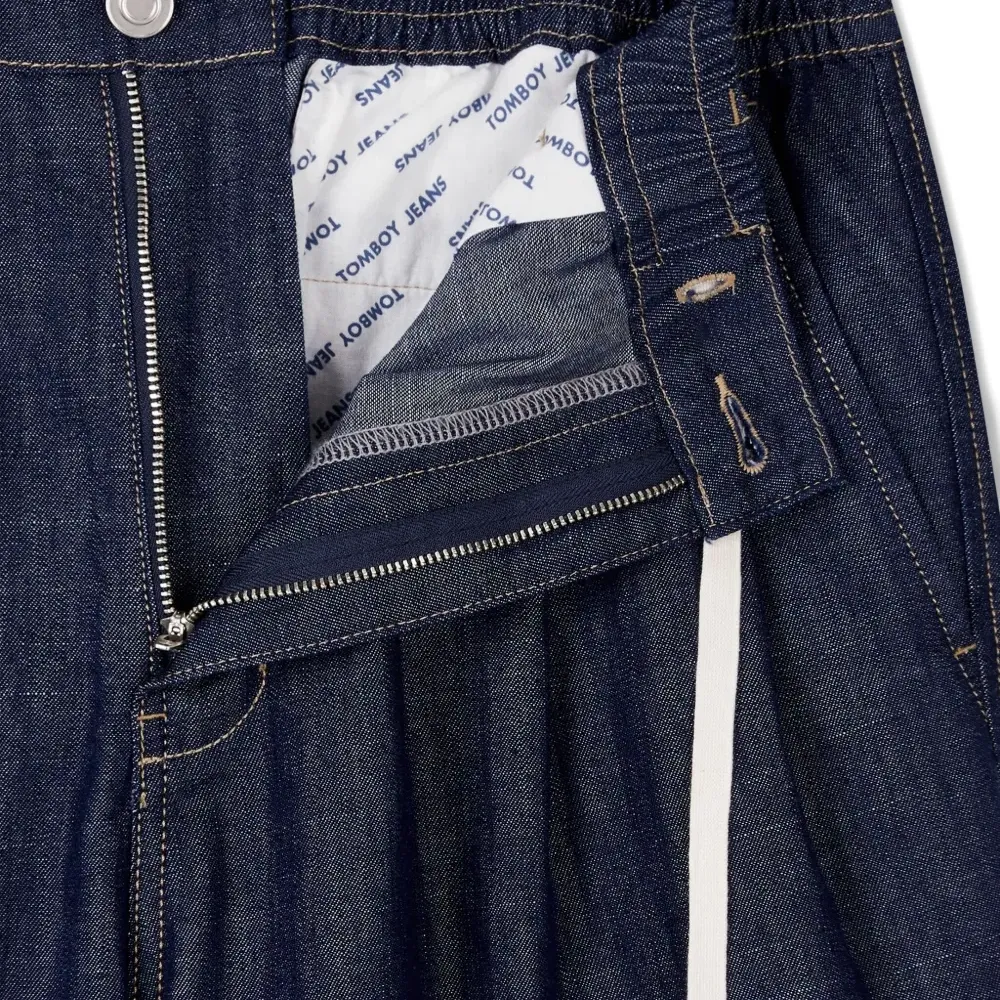 Брюки из денима с кулиской