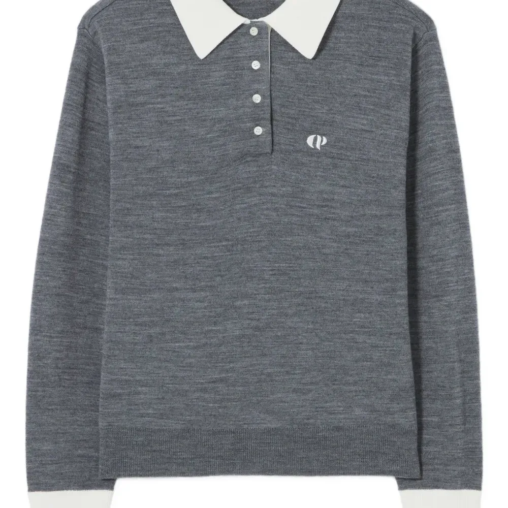 Рубашка поло с длинными рукавами и вышитым логотипом