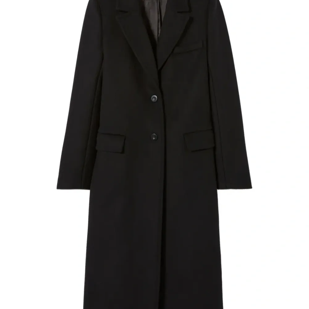 Однобортное пальто