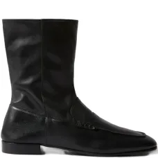 Кожаные ботинки