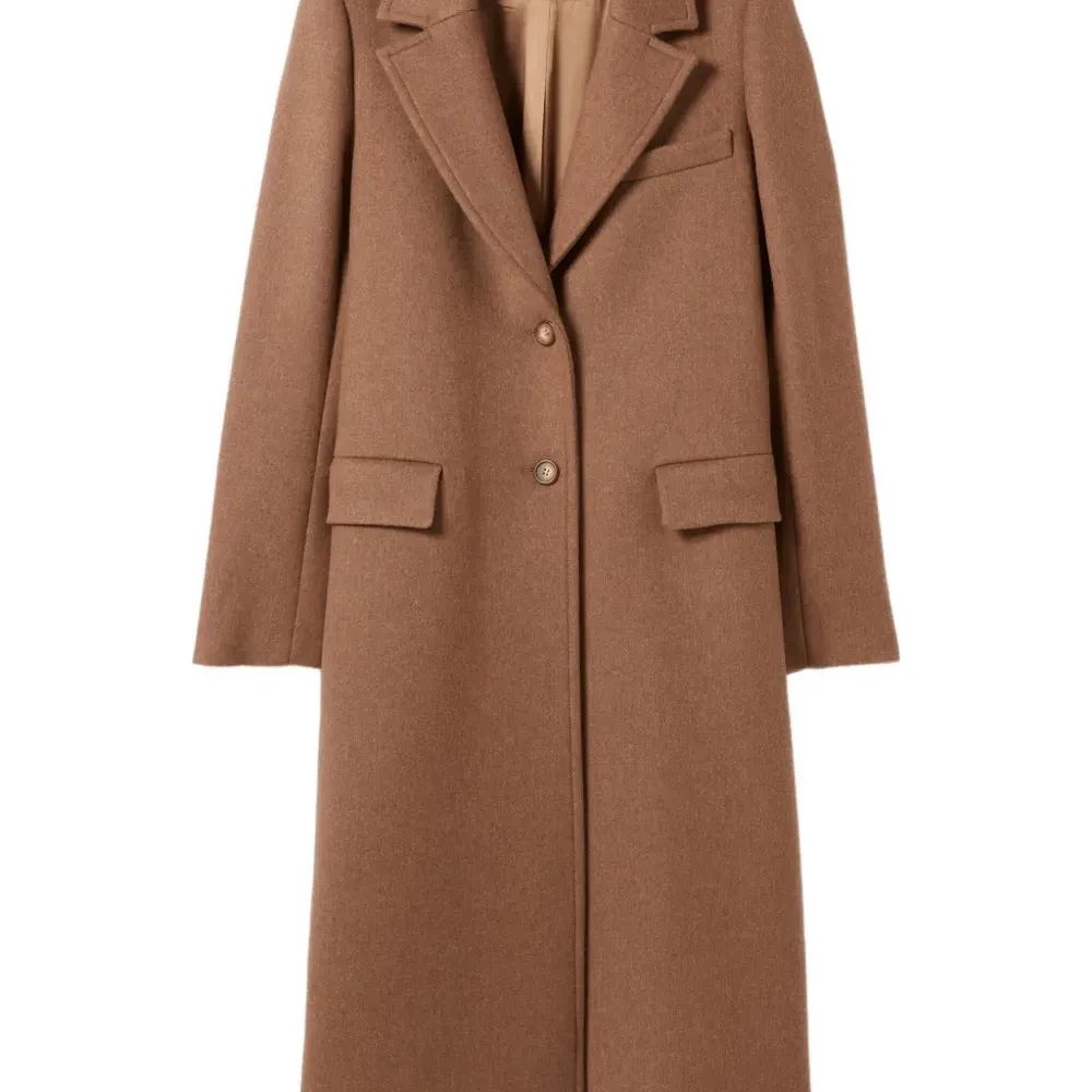 Однобортное пальто