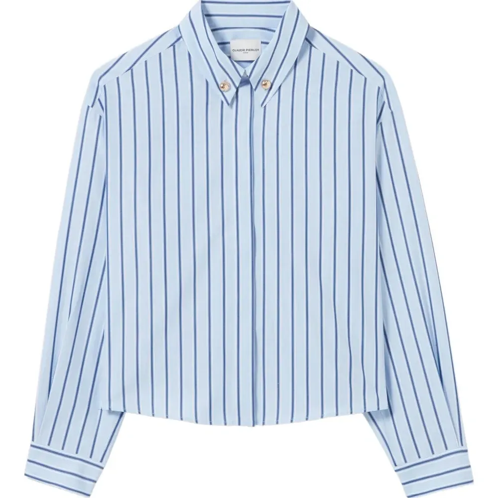 Полосатая рубашка оверсайз