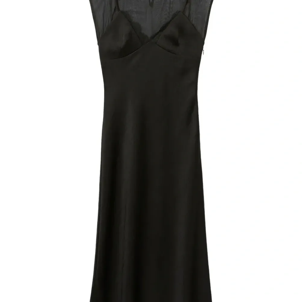 Платье-комбинация с кружевом