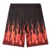 Плавательные шорты с принтом "пламя"