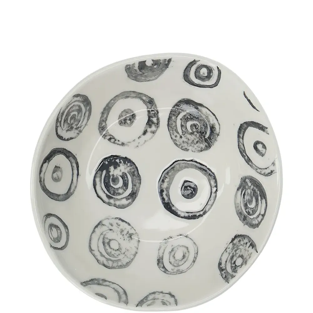 Фарфоровая миска с принтом