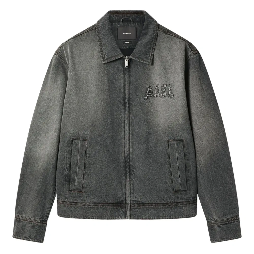 джинсовая куртка на молнии