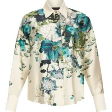 твиловая рубашка с принтом твиловая рубашка с принтом