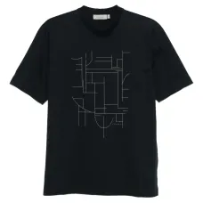 футболка с геометричным принтом