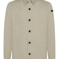 Куртка-рубашка с нашивкой-логотипом