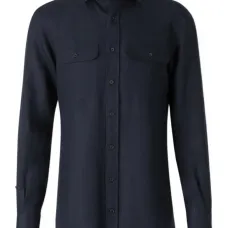 Рубашка с отложным воротником