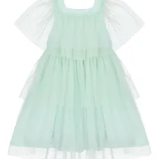 ярусное платье из тюля