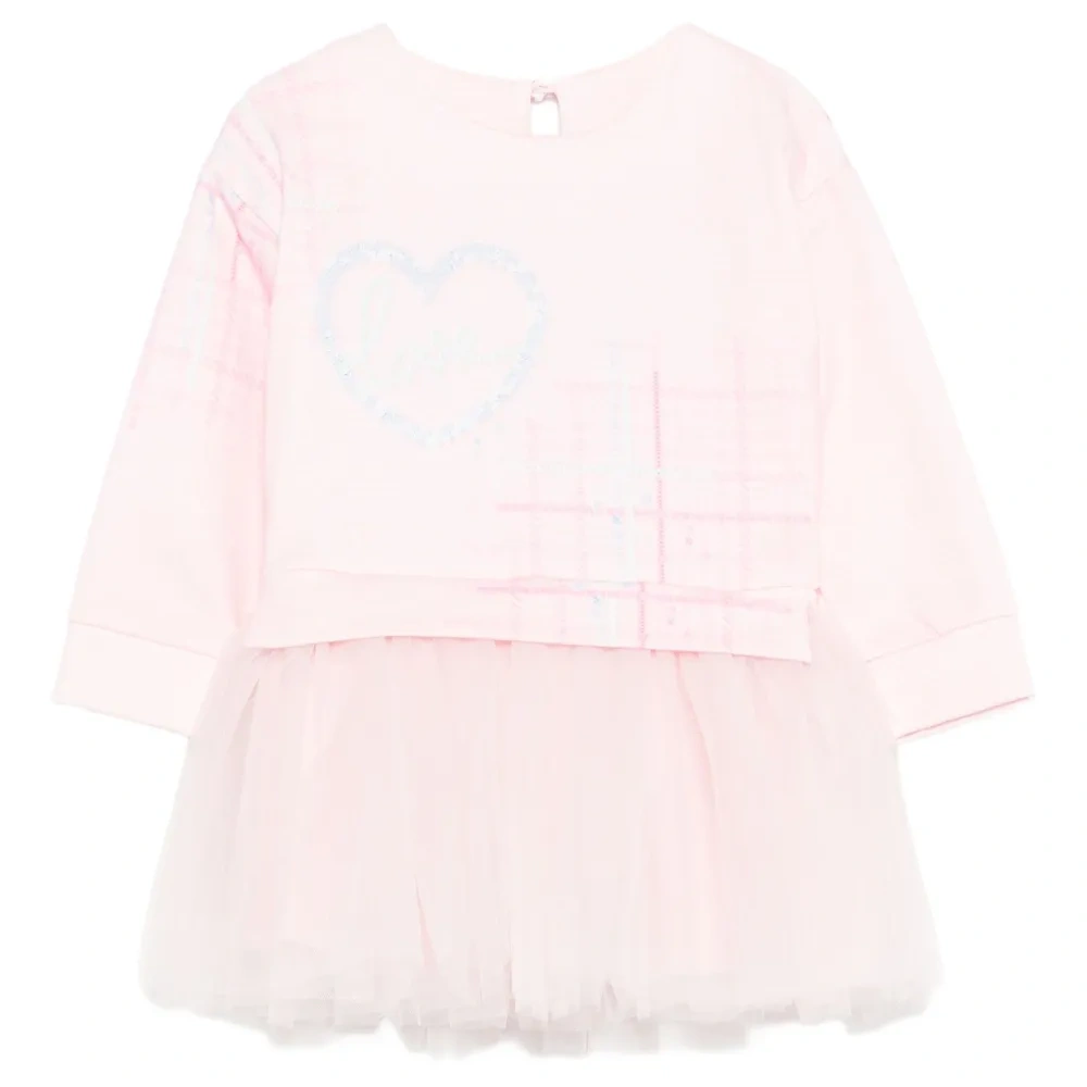 Платье из тюля в клетку