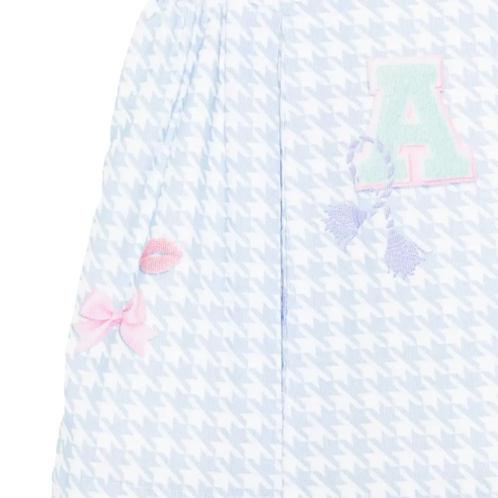 Платье в ломаную клетку