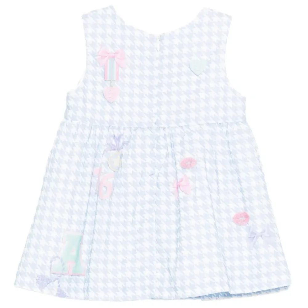 Платье в ломаную клетку