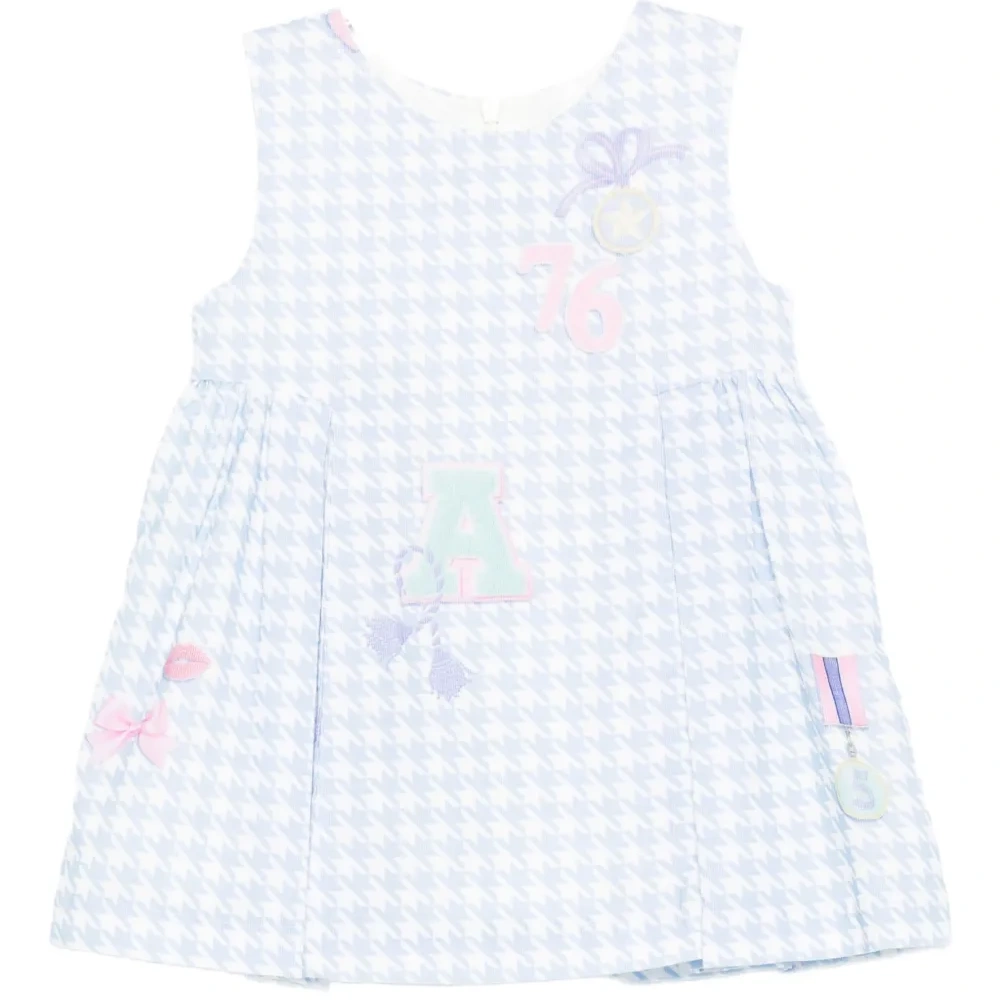 Платье в ломаную клетку