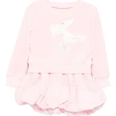 Комплект из объемного платья и топа