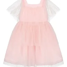 платье с расклешенными рукавами