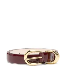 Пояс DEHANCHE HOLLYHOCK из лакированной кожи с золотистой фурнитурой Пояс DEHANCHE HOLLYHOCK из лакированной кожи с золотистой фурнитурой