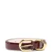 Пояс DEHANCHE HOLLYHOCK из лакированной кожи с золотистой фурнитурой