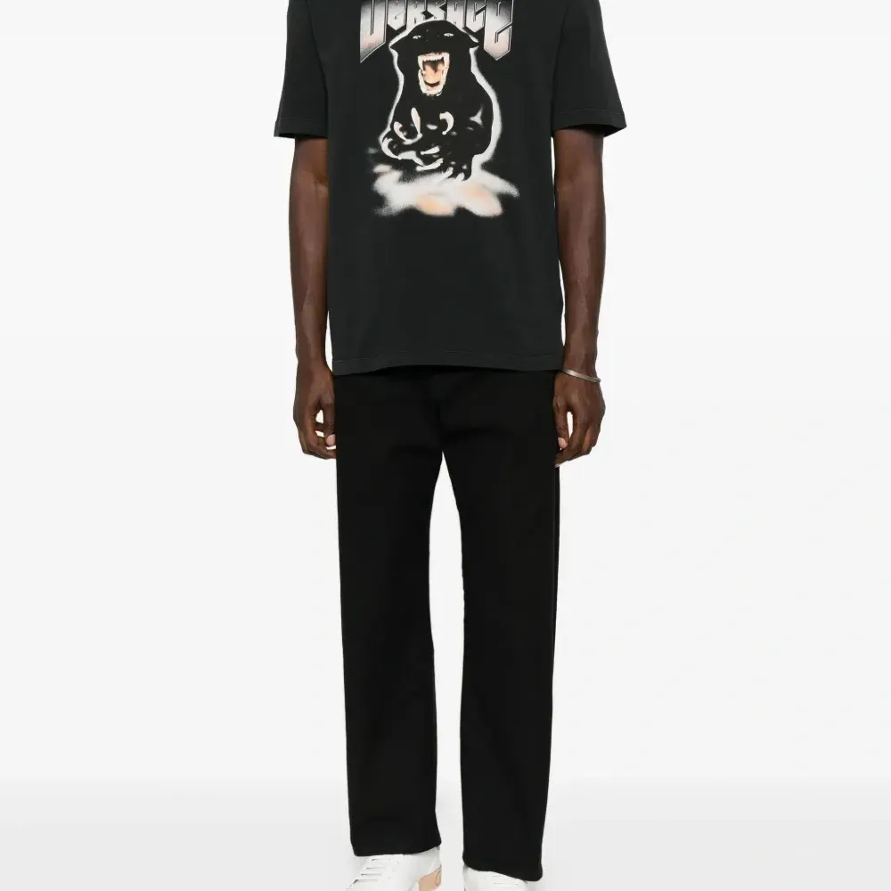 Футболка из джерси с принтом пантеры