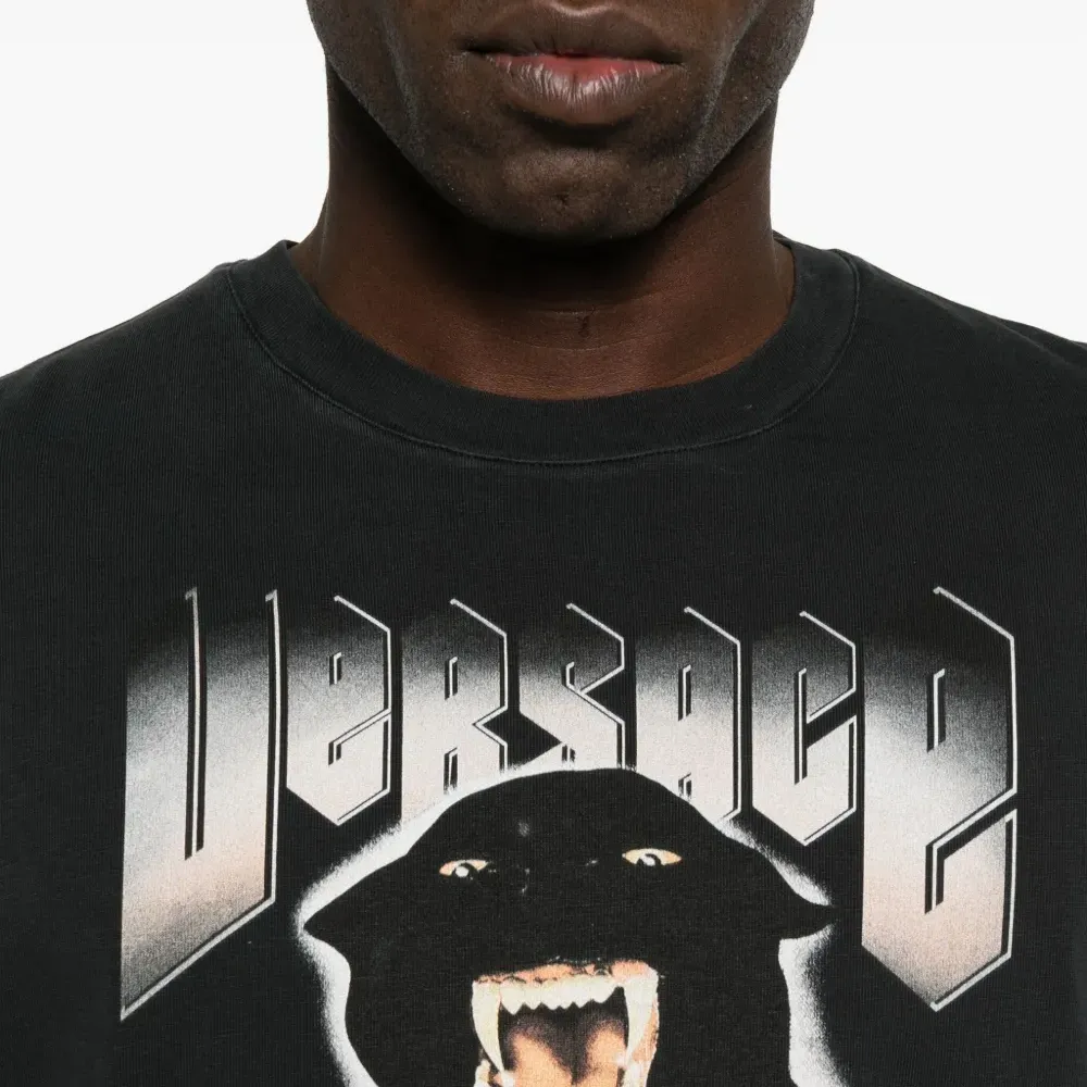 Футболка из джерси с принтом пантеры