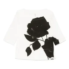 футболка с цветочным принтом