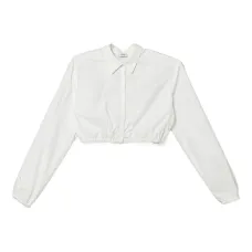 Укороченная рубашка с эластичным поясом