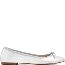 балетки с эффектом металлик