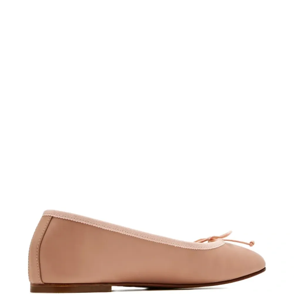 Балетки с бантом