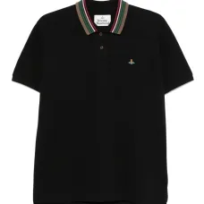 рубашка поло с вышитым логотипом