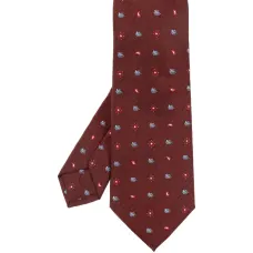 шелковый галстук с узором