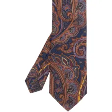 шелковый галстук с принтом пейсли